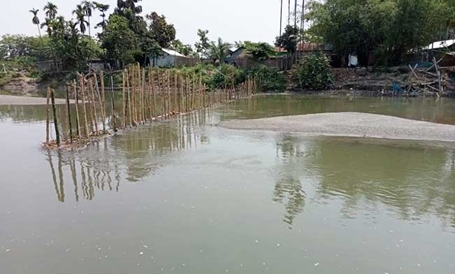 Bamboo Screening along the Riverbanks of Jania-Daukmari and Kalampur.